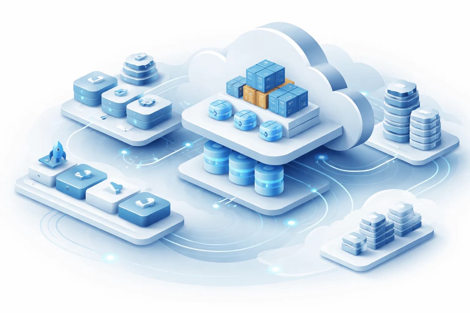 Cloud & DevOps Services illustration