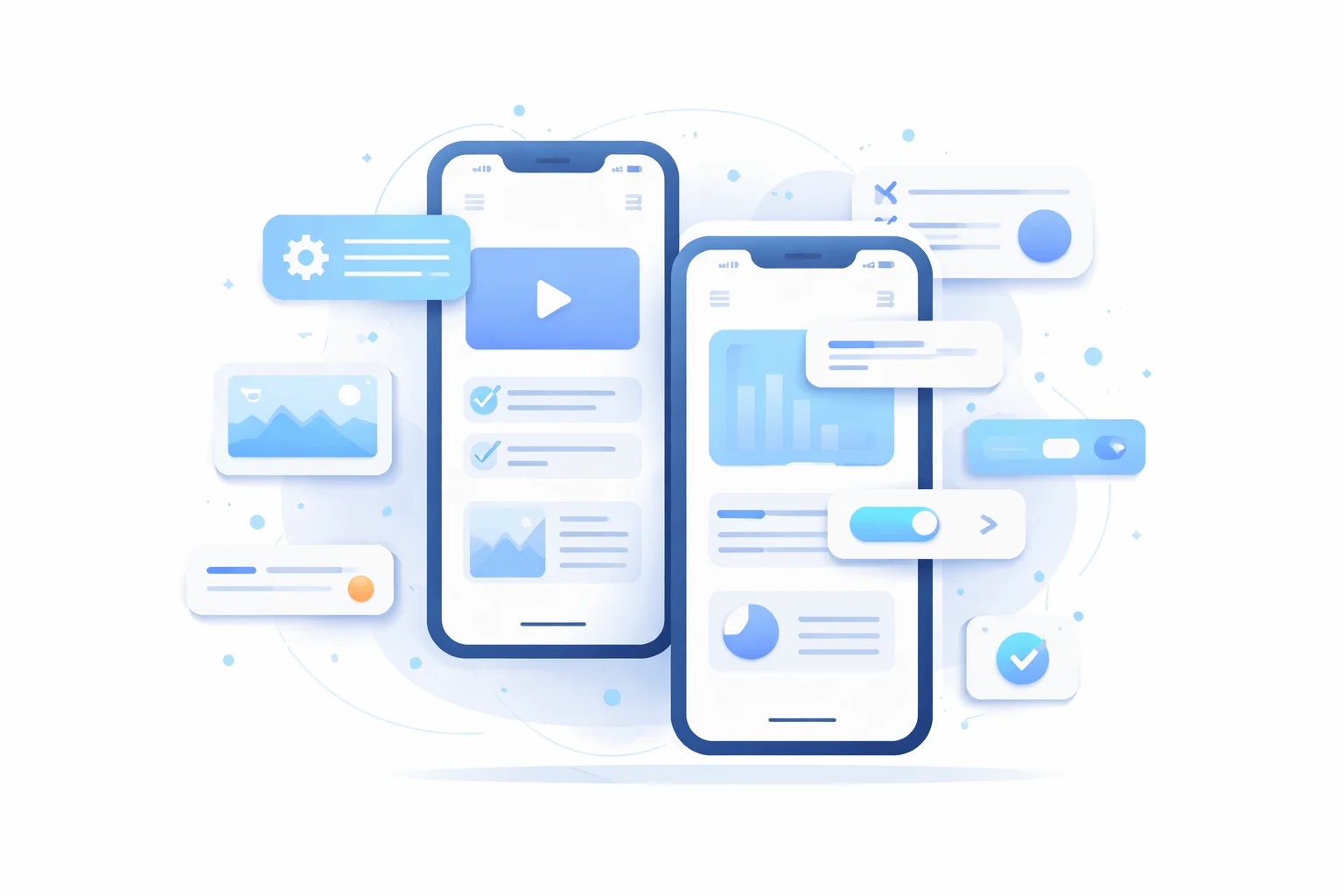 Mobile Application Services illustration